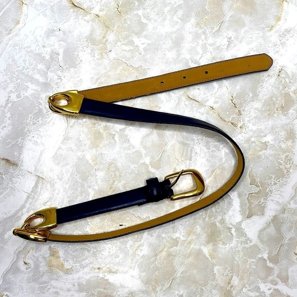 Vintage Kathie Lee Gifford split leather jointed belt